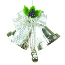 クリスマス ツリー オーナメント プラベルダブル 10cm シルバー 【 クリスマス オーナメント クリスマスパーティー 装飾 クリスマス飾り デコレーション パーティーグッズ ツリー飾り 雑貨 クリスマスツリー 】