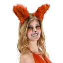 コスプレ 仮装 DXキツネの特大耳カチューシャ 【 コスプレ 衣装 ハロウィン アニマル 動物 プチ仮装 ハロウィン 衣装 パーティーグッズ みみ 変装グッズ ...