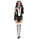 コスプレ 仮装 バッド・シスター SM 【 コスプレ 衣装 ハロウィン 仮装 レディース 服 コスチューム シスター 修道服 修道女 大人用 余興 パーティーグッズ 女性用 】