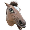 コスプレ 仮装 馬マスク ブラウン 【 コスプレ 衣装 ハロウィン パーティーグッズ おもしろ かぶりもの 動物 アニマルマスク 動物マスク プチ仮装 ハロウィ...