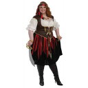 コスプレ 仮装 パイレーツレディ XXXL (大きいサイズ) 【 コスプレ 衣装 ハロウィン 仮装 コスチューム 大きいサイズ 海賊 レディース 大人用 余興 ...