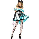 コスプレ 仮装 ディライト・アリス S 【 コスプレ 衣装 ハロウィン 仮装 コスチューム 不思議の国のアリス グッズ ドレス おとぎ話 レディース 余興 女性...
