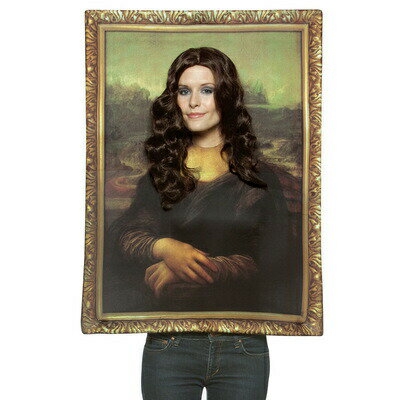 コスプレ 仮装 モナリザ 【 コスプレ 衣装 ハロウィン 仮装 パーティーグッズ おもしろ コスチューム 着ぐるみ 大人用 きぐるみ レディース 爆笑 面白コス...