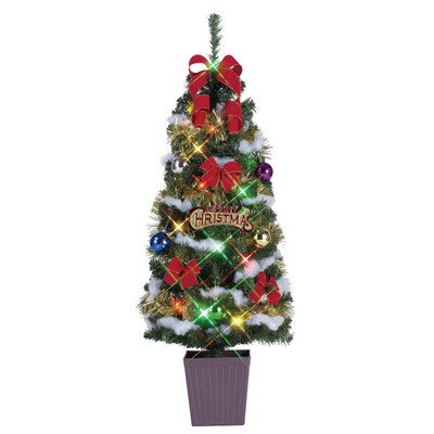 クリスマスツリー ポットツリー マルチ 120cm 【 装飾 セットツリー 飾り 】