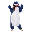 【取寄品】 コスプレ 仮装 SAZAC(サザック) フリース着ぐるみ クジラ 【 コスチューム キグルミ パジャマ 男女兼用 レディース 大人用 動物 きぐるみ...