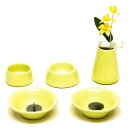 ペット仏具 omoide no akashi / おもいでのあかし 仏具8点セット 陶器イエロー 【 ペットグッズ ペット供養 思い出 仏具セット 小物 葬祭用...