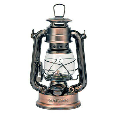 CAPTAIN STAG(キャプテンスタッグ) オイルランタン〈小〉(ブロンズ) UK-505 【 レジャー用品 キャンプ用品 液体燃料 屋外 野外 ランプ ライト アウトドア用品 灯り 】通販格安セール情報 楽天 通販
