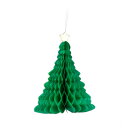 【取寄品】 ペーパーハニカムクリスマスツリー 【 パーティーデコレーション 雑貨 吊るし飾り クリスマス飾り パーティーグッズ 壁掛け 装飾 ウォールデコ クリ...