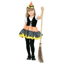 コスプレ 仮装 キャンディーウィッチ 子供用 M 【 コスプレ 衣装 ハロウィン 仮装 コスチューム 子供 可愛い 魔女 こども パーティーグッズ 子ども用 キ...