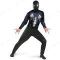 ブラック スパイダーマン クラシック 大人用 XL(42-46) 大きいサイズ