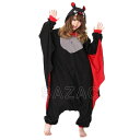 コスプレ 仮装 SAZAC(サザック) フリース着ぐるみ コウモリ 【 レディース パジャマ 男性用 かわいい ハロウィン 衣装 キグルミ 動物 コスチューム ...