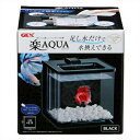 【取寄品】 インテリア水槽 楽アクア ブラック 【 ペット用品 アクアリウム用品 ペットグッズ 】