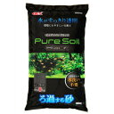 【取寄品】 ピュアソイル ブラック 8kg 【 アクアリウム用品 底砂 水槽用品 底床 水槽用具 ペットグッズ ペット用品 】