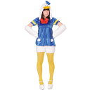 コスプレ 仮装 大人用モコモコドナルドダック 【 コスプレ 衣装 ハロウィン 仮装 コスチューム ディズニー グッズ 女性用 正規ライセンス品 パーティーグッズ...
