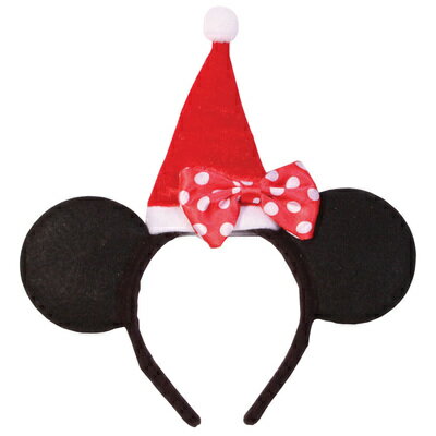 【取寄品】 [2点セット] クリスマス ミニーマウス カチューシャ 【 Disney ヘッドバンド ヘアーアクセサリー 仮装 コスプレ 小物 髪飾り 変装グッズ ディズニー公式ライセンス 】