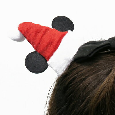 [3点セット] Xmas MM ヘアクリップ ミッキー 【 ヘアーアクセサリー クリップ 変装グッズ ディズニー公式ライセンス 小物 髪飾り クリスマス Disney 仮装 コスプレ 】