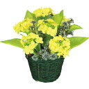 【取寄品】 かご盛り 菜の花 【 ディスプレイ POP 飾り 販促品 デコレーション 店舗装飾品 】