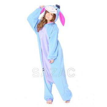 コスプレ 仮装 SAZAC(サザック) フリース着ぐるみ イーヨー 【 コスプレ 衣装 ハロウィン 仮装 コスチューム ディズニー グッズ 可愛い パジャマ レ...