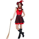 コスプレ 仮装 CLUB QUEEN Ruby Witch(ルビーウィッチ) 【 コスプレ 衣装 ハロウィン 仮装 コスチューム 魔女 レディース 余興 大人用...
