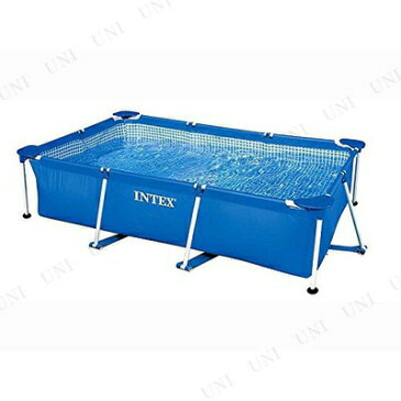 【送料無料】 【取寄品】 INTEX(インテックス) レクタングラフレームプール 220×150×60cm 【 水物 水遊び用品 大きい 家庭用プール 大型 大人数 プール用品 ビニールプール 大人用 ビーチグッズ ファミリープール 海水浴 】