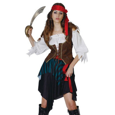 コスプレ 仮装 パイレーツウーマン(PIRATE WOMAN) 【 コスプレ 衣装 ハロウィン 仮装 コスチューム 海賊 レディース 大人用 パーティーグッズ 女性用 余興 女海賊 】