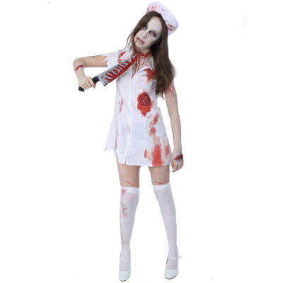 コスプレ 仮装 ZOMBIE COLLECTION Zombie Nurse ゾンビナース 【 コスプレ 衣装 ハロウィン 仮装 コスチューム ナース レディース パーティーグッズ スプラッター 怖い 余興 ホラー 大人用 女…