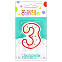 キャンドル ろうそく ポルカドット キャンドル 3 【 ろうそく 誕生日 数字 キャンドル 誕生日パーティー バースデーキャンドル プレゼント イベント用品 ナ...