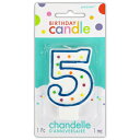 キャンドル ろうそく ポルカドット キャンドル 5 【 ろうそく 誕生日 数字 キャンドル バースデーパーティー プレゼント イベント用品 バースデーキャンドル...