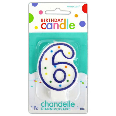キャンドル ろうそく ポルカドット キャンドル 6 【 ろうそく 誕生日 数字 キャンドル 装飾 文字 デコレーション クリスマスパーティー クリスマス飾り パ...
