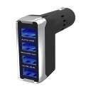 カシムラ DC充電器 リバーシブルUSB 4ポート 自動判定 DC-023 【 内装用品 カーチャージャー 車載グッズ カーアクセサリー カー用品 】