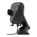 カシムラ ワイヤレス充電器 QI自動開閉ホルダー 手帳対応 キャパシタ付 15W 吸盤取り付け KW-23 【 カーチャージャー 車載グッズ カーアクセサリー ...