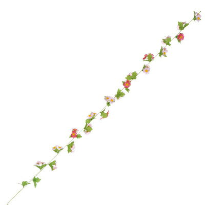 【取寄品】 [12点セット] デイジーガーランド ピンク 【 デコレーション 花 店舗装飾品 POP フラワー ディスプレイ 飾り 販促品 】