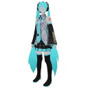 【取寄品】 コスプレ 仮装 初音ミク コスチュームセット LadiesL 【 パーティーグッズ 大人用 レディース 衣装 正規ライセンス品 キャラクター 女性用 アニメ ハロウィン 余興 ボーカロイド.VOCALOID 】