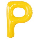 エアポップレターバルーン イエロー P 【 一文字 誕生会 室内装飾品 メッセージバルーン 誕生日パーティー 記念日 風船 パーティー用品 お祝い バースデーパーティー バースデーバルーン パーティーグッズ ふうせん 文字バルーン イベント用品 飾り付け 】