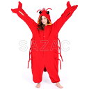 【取寄品】 コスプレ 仮装 SAZAC(サザック) フリース着ぐるみ ロブスター 【 コスプレ 衣装 ハロウィン 仮装 コスチューム アニマル 動物 可愛い パ...