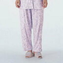 【取寄品】 制菌(機能付き)介護パジャマ 婦人 ズボン ファスナー付 LL 【 福祉用品 衣類 介護用品 】