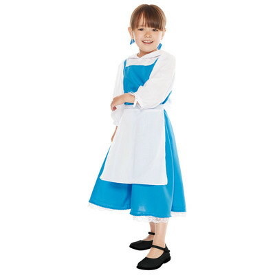 コスプレ 仮装 子ども用ベル町娘s コスプレ 衣装 公式 ハロウィン 仮装 子供 子供用 アニメ キッズ ディズニープリンセス グッズ 美女と野獣 ベル 正規ライセンス品 童話 公式 パーティーグッズ コスチューム 子供用 女の子 おとぎ話 こども パーティワールド