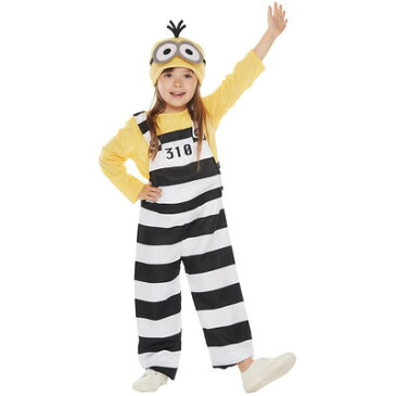 【あす楽12時まで】 コスプレ 仮装 子ども用囚人ミニオンS 【 コスプレ 衣装 ハロウィン 仮装 コスチューム 子供 アニメ キッズ 女の子 男の子 Minions パーティーグッズ 公式 ミニオンズ 正規ライセンス品 子供用 怪盗グルー 映画キャラクター こども 】