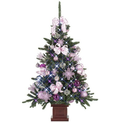クリスマスツリー 150cmセットツリー プレミアム優 ピンク 【 飾り 装飾 】