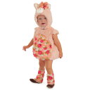 コスプレ 仮装 フローラルピッグ ベビー用 L(18M-2T) 【 コスプレ 衣装 ハロウィン 仮装 コスチューム 子供 アニマル 動物 こども 子ども用 キッズ パーティーグッズ 】