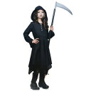 コスプレ 仮装 リトルグリムリーパー 子供用S 【 コスプレ 衣装 ハロウィン 仮装 コスチューム 子供 死神 子ども用 ホラー 怖い ゴースト パーティーグッ...