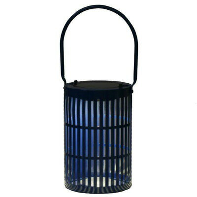 ソーラーライト スチール ネイビー 【 屋外 太陽光 ソーラーライト ガーデンライト センサー エクステリア 】