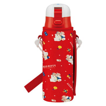 【取寄品】 ダイレクトステンレスボトル カバー付 470mL ハローキティ80'S 【 台所用品 水筒 子供用 子ども用 キッチン用品 】