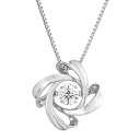 クロスフォー SV925ペンダント Spiral 1 【 アクセサリー ネックレス クロス レディース ジュエリー ダンシングストーン 女性用 】