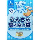 クリロン化成 うんちが臭わない袋BOS ペット用 L 15枚入 【 除菌 消臭用品 ペット用品 イヌ 猫用品 犬用品 ネコ ペットグッズ 】