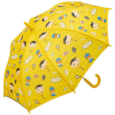 55cm 子ども傘 おしりたんてい 【 レイングッズ キャンプ用品 雨具 カサ かさ レジャー用品 雨傘 アウトドア用品 】