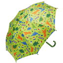 【取寄品】 45cm 子供用晴雨兼用傘 手開き ディノサウルス 【 カサ 雨傘 レジャー用品 雨具 アウトドア用品 レイングッズ かさ キャンプ用品 】