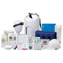 【取寄品】【直送品】 緊急防災24点セット (1500E) 【 災害救援 緊急避難セット 非常用持ちだし袋 非常時 非常用持出袋 防災グッズ 安全グッズ 】
