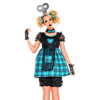 コスプレ 仮装 ねじまき人形 XS 【 コスプレ 衣装 ハロウィン 仮装 コスチューム 大人用 女性用 パーティーグッズ 余興 ドール レディース 】