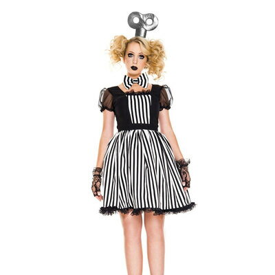 コスプレ 仮装 ゼンマイ人形 XS 【 コスプレ 衣装 ハロウィン 仮装 コスチューム ドール レディース パーティーグッズ 大人用 余興 女性用 】